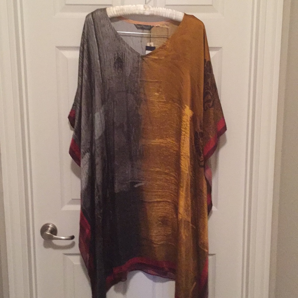 Washable silk kimono.